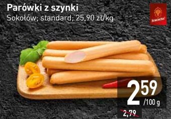 Stokrotka Sokołów Parówki z szynki 100g oferta