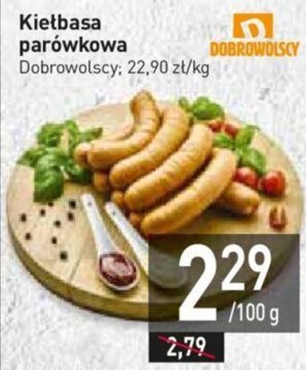 Stokrotka Dobrowolscy Kiełbasa parówkowa 100g oferta