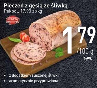 Stokrotka Pekpol Pieczeń z gęsią ze śliwką 100g oferta