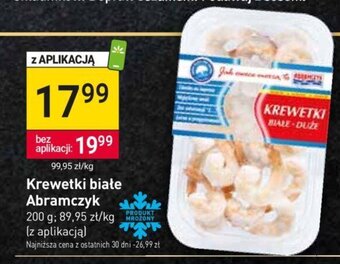 Stokrotka Abramczyk Krewetki białe 200g oferta