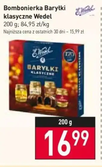 Stokrotka Wedel Bombonierki Baryłki klasyczne 200g oferta