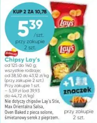 Stokrotka Frito Lay Lay's Chipsy 125-140g oferta