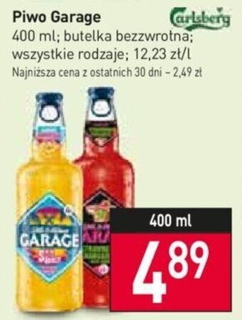 Stokrotka Carlsberg Piwo Garage 400ml oferta