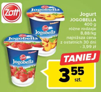 Carrefour Market Zott Jogurt Jogobella 400g oferta