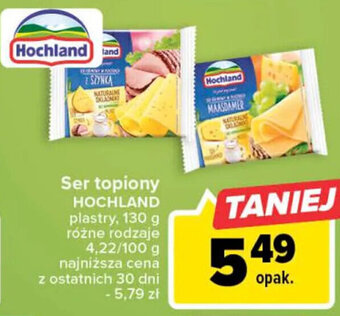 Carrefour Market Hochland Ser topiony 130g oferta
