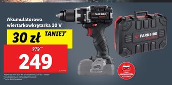 Lidl Wiertarko-wkrętarka akumulatorowa parkside oferta