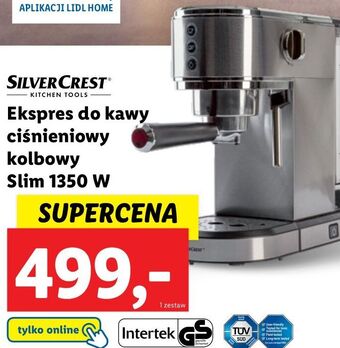 Lidl Ekspres ciśnieniowy do kawy silvercrest oferta