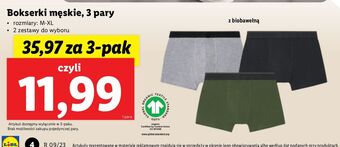 Lidl Bokserki męskie oferta