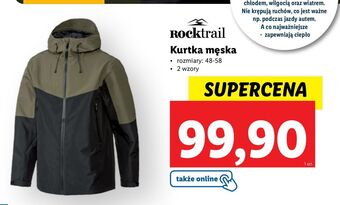 Lidl Kurtka męska softshell rocktrail oferta