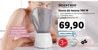 Lidl Sauna do twarzy silvercrest oferta