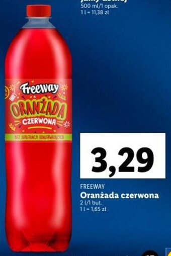 Freeway Oranżada czerwona 2l