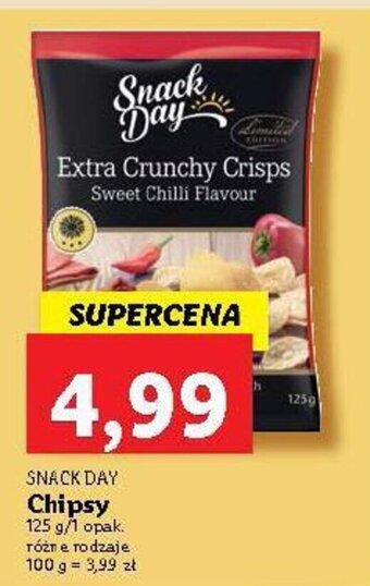 Snack Day Chipsy 125g
