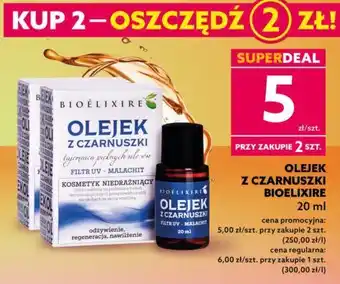 Dealz Olejek z czarnuszki bioelixire oferta