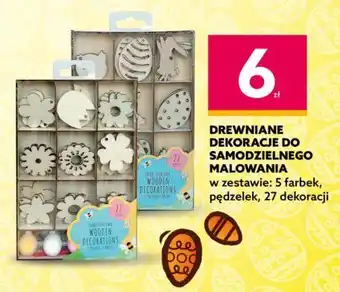 Dealz Drewniane dekoracjie do samodzielnego malowania oferta