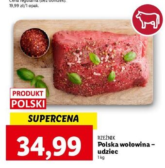 Lidl Udziec wołowy rzeźnik codzienna dostawa oferta