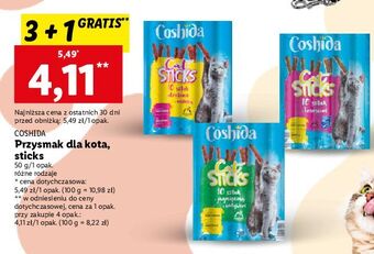 Lidl Przysmak dla kota drobiowe coshida oferta