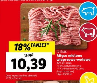 Lidl Mięso mielone wieprzowo-wołowe rzeźnik codzienna dostawa oferta