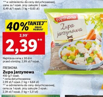 Lidl Zupa jarzynowa freshona oferta