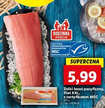 Lidl Łosoś dziki pacyficzny abramczyk oferta