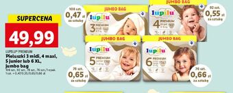 Lidl Pieluchy extra large 6 lupilu premium oferta