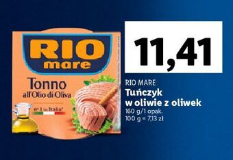 Lidl Tuńczyk kawałki w oliwie z oliwek rio mare oferta
