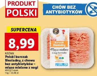 Lidl Mięso mielone z nogi kurczaka rzeźnik codzienna dostawa oferta