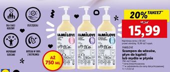 Lidl Naturalny szampon do włosów yope familove oferta