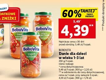 Lidl Kluseczki z warzywami i indykiem bobovita oferta