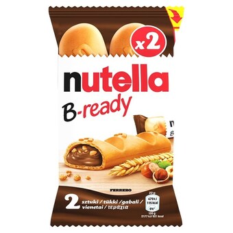 Dino Nutella b-ready wafelek z orzechami laskowymi i kakao oraz chrupkami 2 x 22 g oferta