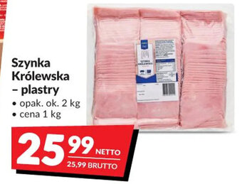 Makro Szynka Królewska - plastry 1kg oferta