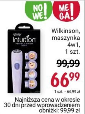 Rossmann Wilkinson maszynka 4w1 1 szt. oferta