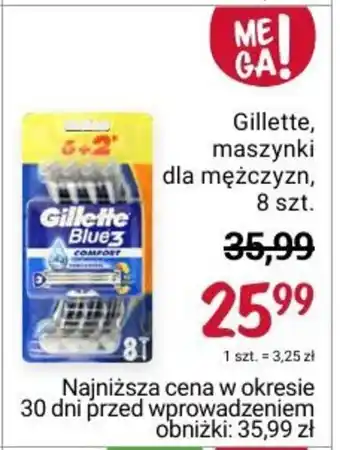 Rossmann Gillette maszynki dla mężczyzna 8 szt. oferta