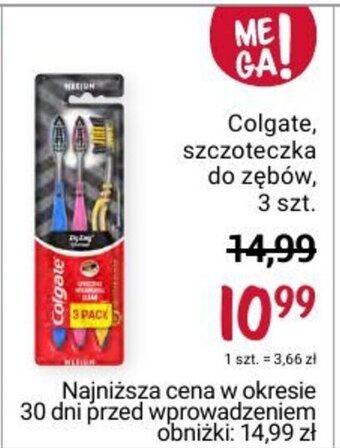 Rossmann Colgate szczoteczka do zębów 3 szt. oferta