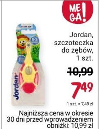 Rossmann Jordan szczoteczka do zębów 1 szt. oferta