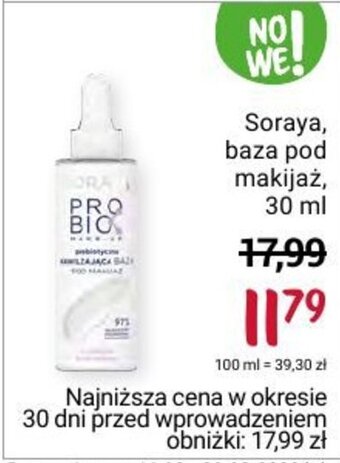 Rossmann Soraya baza pod makijaż 30 ml oferta