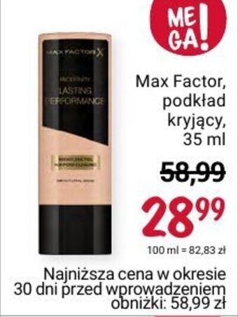 Rossmann Max Factor podkład kryjący 35ml oferta