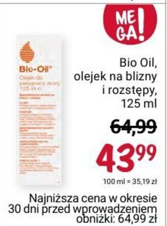 Rossmann Bio Oil olejek na blizny i rozstępy 125 ml oferta