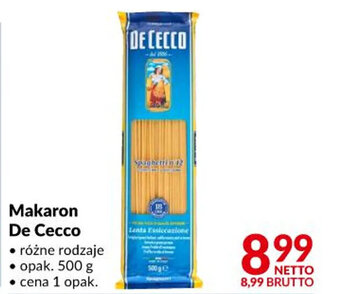 Makro De Cecco makaron 500g oferta