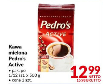 Makro Pedro's Active kawa mielona 500g oferta
