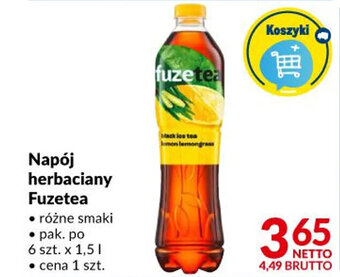 Makro Fuzetea napój herbaciany 1,5l oferta