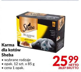 Makro Sheba karma dla kotów 85g oferta