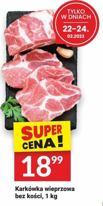 Twój Market Karkówka wieprzowa bez kości 1 kg oferta