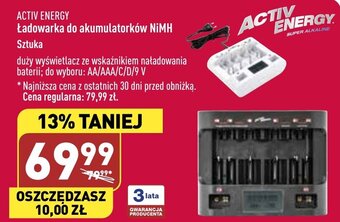 ALDI Activ Energy Ładowarka do akumulatorów NiMH oferta