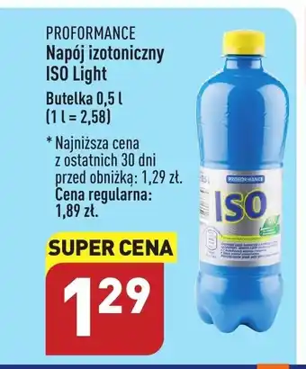 ALDI Proformance Napój izotoniczny ISO Light butelka.0,5l oferta