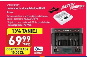 ALDI Activ Energy Ładowarka do akumulatorków NiMH sztuka oferta