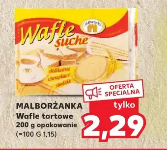 Kaufland Malborżanka Wafle tortowe 200g oferta