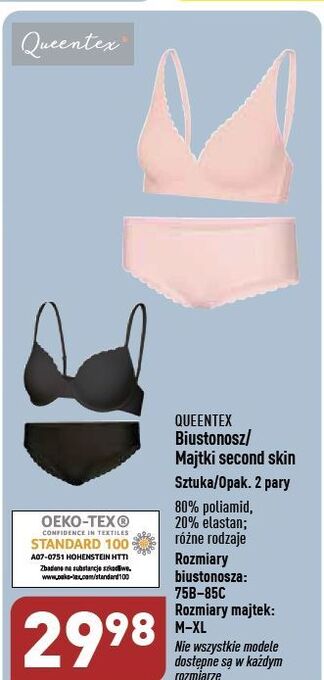ALDI Majtki damskie m-xxl queentex oferta