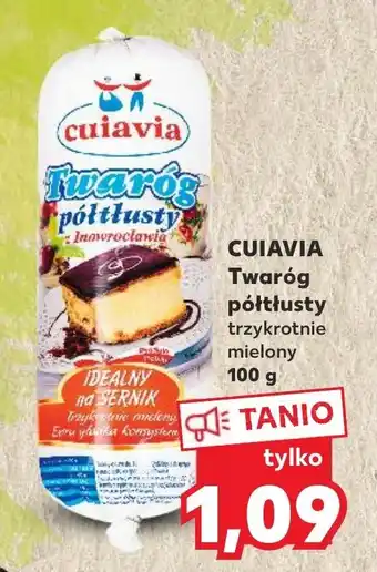Kaufland CUIAVIA Twaróg półtłusty 100g oferta