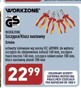 ALDI Szczypce tnące boczne 160 mm workzone oferta