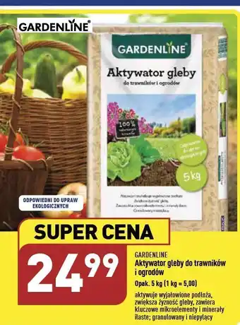 ALDI Aktywator gleby do trawników i ogrodów garden line oferta